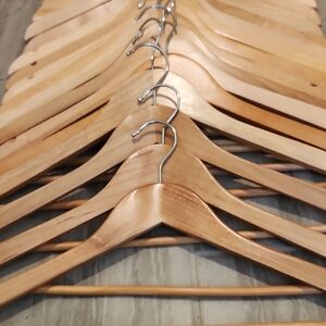 16 Wooden Hangers